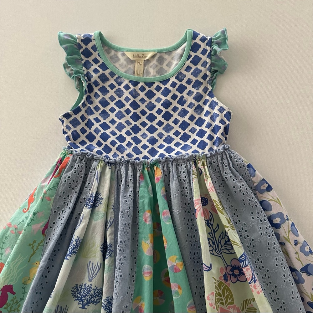 Matilda Jane Girls 6 Adventure Begins Seahorse Cutie Dress Spring Summer - Picture 11 of 12